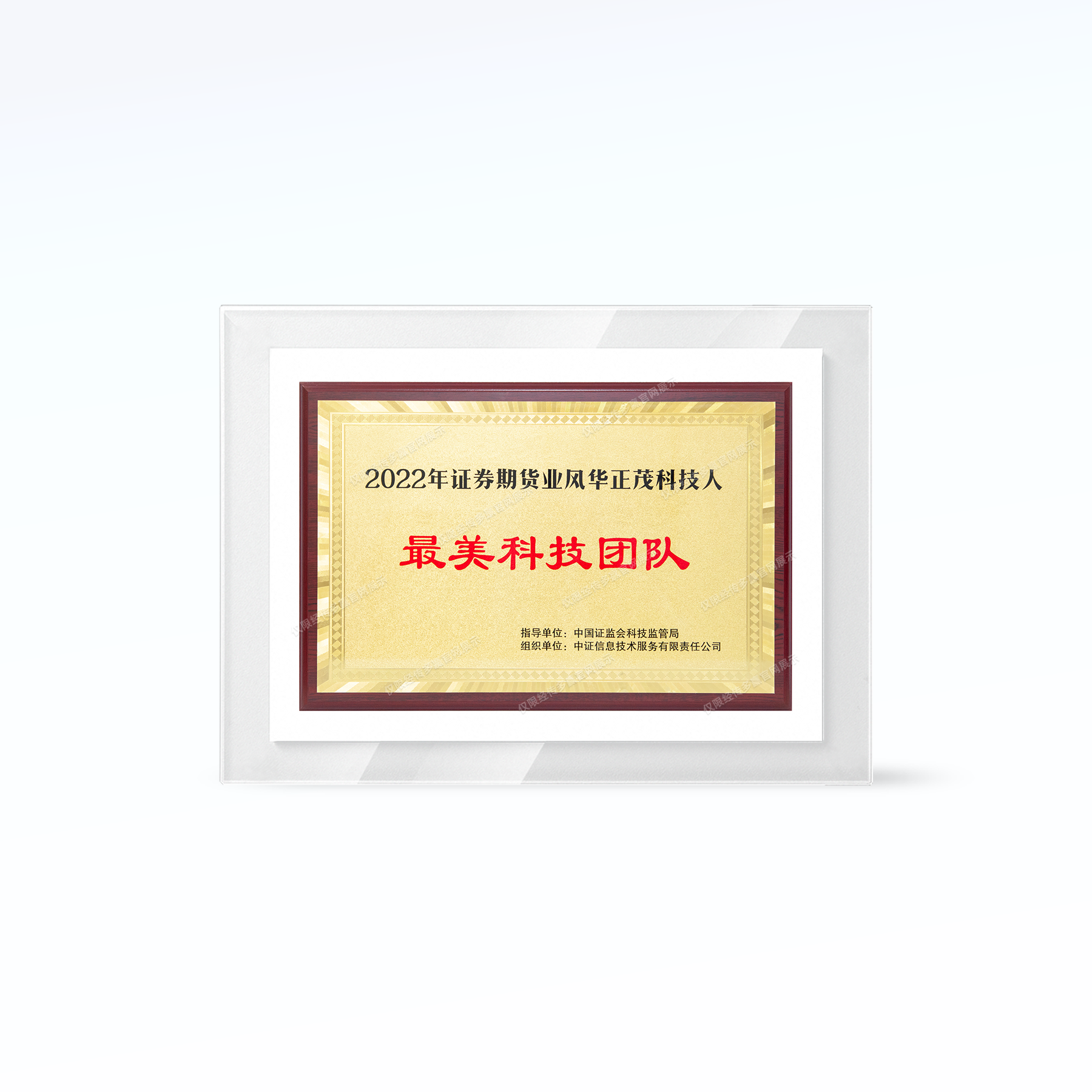 年度证券期货业风华正茂科技人最美科技团队